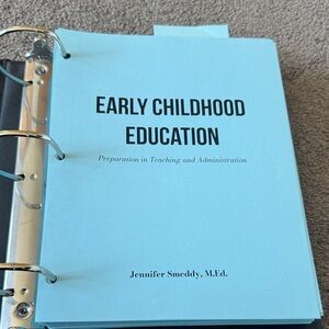 Blue Early Childhood Education Binder